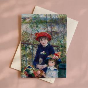 Carte Deux Soeurs (En Terrasse)   Renoir