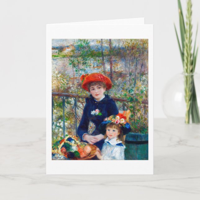 Carte Deux Soeurs, Renoir (Devant)