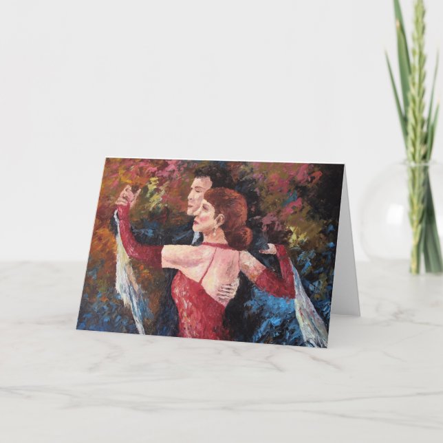 Carte "Deux to Tango" (carte blanche) (Devant)