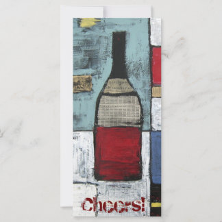 Carte d'évaluation de dégustation de vin