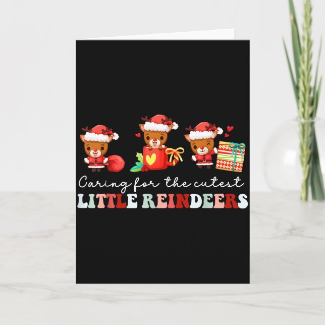 Carte Devdoxtee Caring For The Cutest Reindeers Mother B (Devant)
