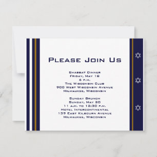 Carte d'événement personnalisée Daniel Jake