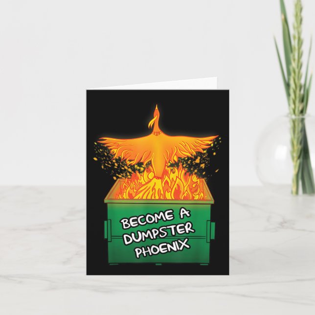 Carte Devenez Un Dumpster Pcute Ss Cute Ssnix Funny Ment (Devant)