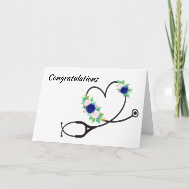 CARTE **DEVENIR MÉDECIN** MÉDECIN FÉMININ (Devant)