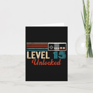 Carte Déverrouillé Niveau 15 Anniversaire de jeu vidéo p