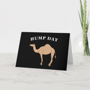 Carte Devinez Quel Jour C'Est Hump Day Camel Desert Anim