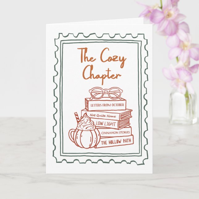 Carte Devis d'automne (Orchidée)