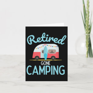 Carte Devis De Camping À La Retraite Pour Votre Retraite
