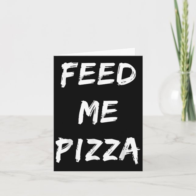 Carte Devis de pizza de Feed Me (Devant)