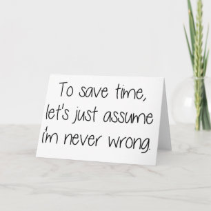 Carte Devis Drôle (Pour Gagner Du Temps)