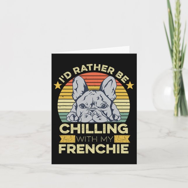 Carte Devis Pour Un Propriétaire Français De Bulldog 1 (Devant)