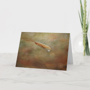 Carte Dew Drop Greeting Card par l'artiste Alison Galvan