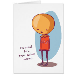carte d'excuses je suis si triste dessin animé