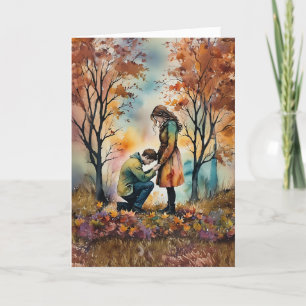 Carte d'excuses pour le pardon d'automne