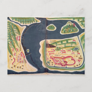 Carte d'exploration portugaise de Mombassa