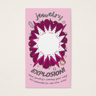 Carte d'explosion : Bijoux, rose Cheeky