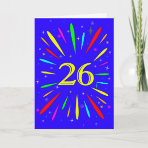 Carte d'explosion du 26e anniversaire