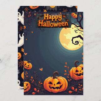carte d'Halloween