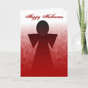 Carte d'Halloween Angel saignant