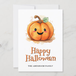Carte d'Halloween citrouille Ghosts Kids