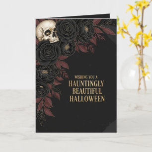 Carte d'Halloween étrangement belle