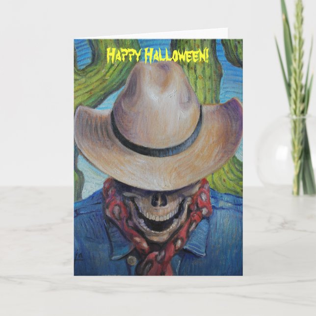 Carte d'Halloween Goodbye Cowboy (Devant)