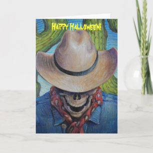 Carte d'Halloween Goodbye Cowboy