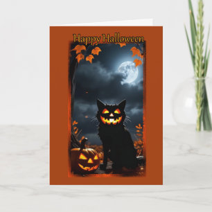 Carte d'Halloween Jack-O-Lantern