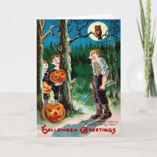 Carte d'Halloween Jack o' Lantern