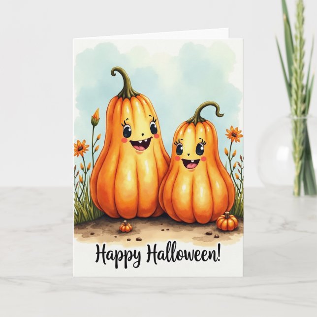 Carte d'Halloween Joyeux pour amis (Devant)