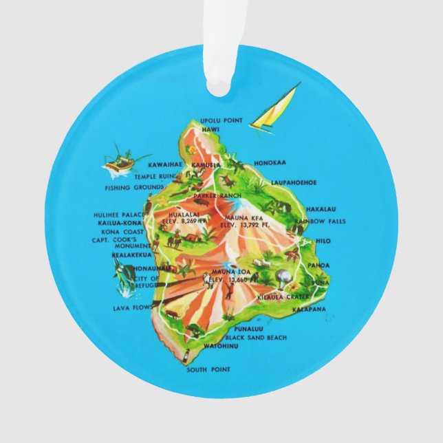 Carte d'Hawaii  (devant)