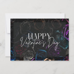 Carte d'Heureuse Sainte-Valentin Rose multicolore