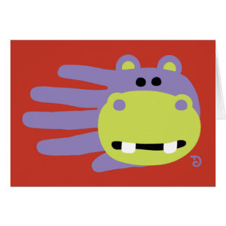 Carte d'hippopotame