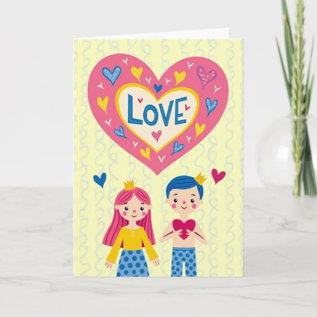 Carte d'histoire d'amour sincère (Devant)