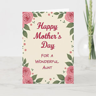Carte d'hommage à maman Rose gênée