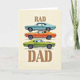 Carte d'hommage pour la Journée des papas cool en