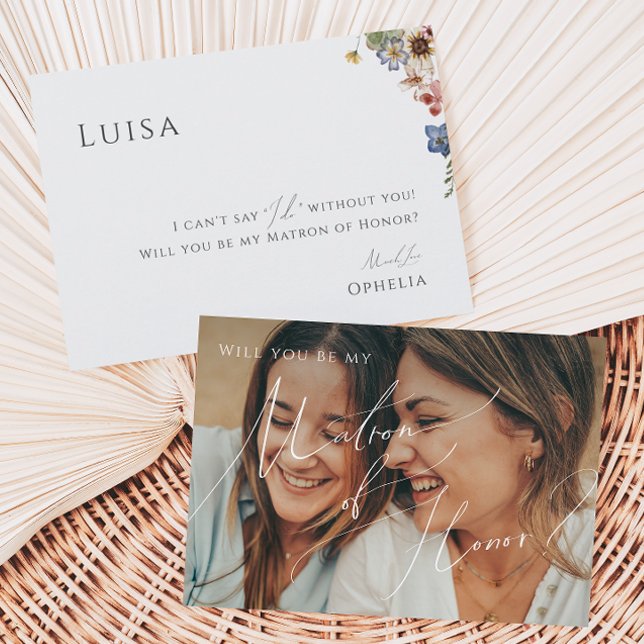 Carte d'honneur du Fleur sauvage de Boho Faded (Créateur téléchargé)