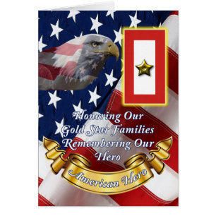 Carte d'honneur Gold Star