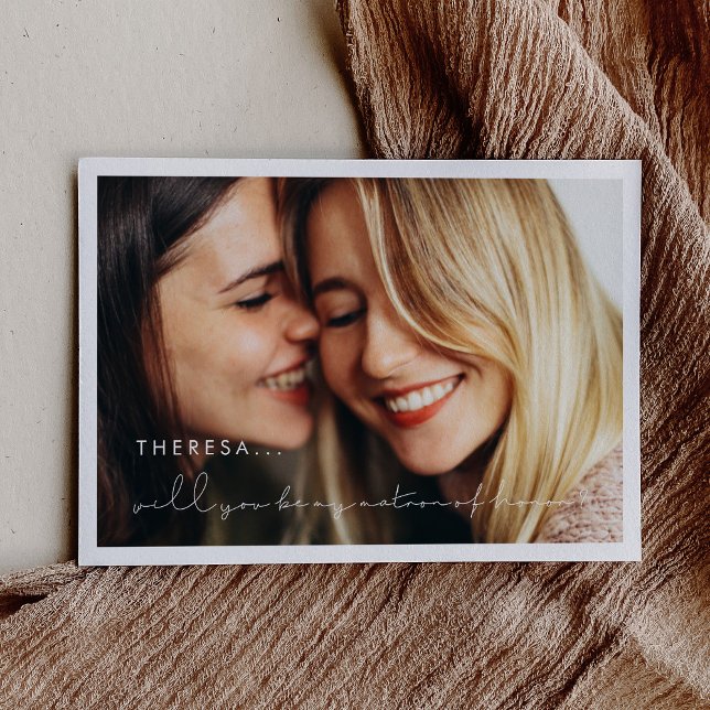 Carte d'honneur Matron minimaliste (Créateur téléchargé)