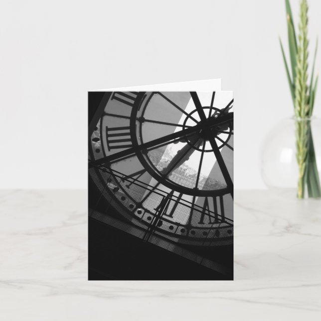Carte d'horloge du Musée d'Orsay (Devant)