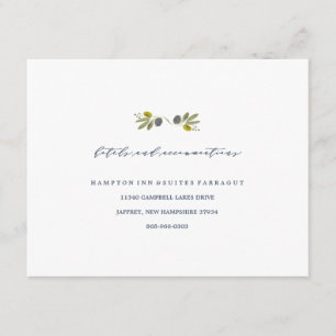 Carte d'hôtel Boho Garden