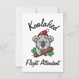 Carte d'hôtesse de l'air Koalafied