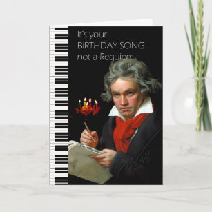 Carte d'Humour Beethoven (Maestra)