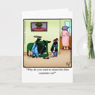 Carte d'Humour de Fête des pères amusante