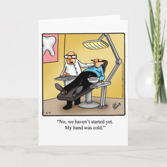 Carte D Humour De Retraite Pour Dentiste Amusant Zazzle Fr