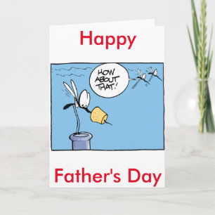 Carte d'Humour du vin de Fête des pères