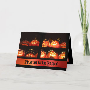 Carte - día de las Brujas de Feliz de ¡ !