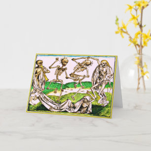 Carte Dia De Los Muertos Card-Danse Macabre by Wolgemut