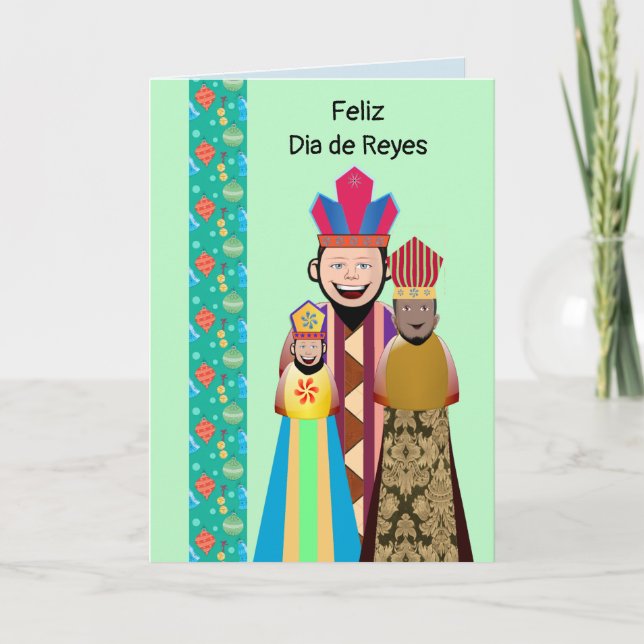 Carte Dia de los Reyes Magos Niño (Devant)