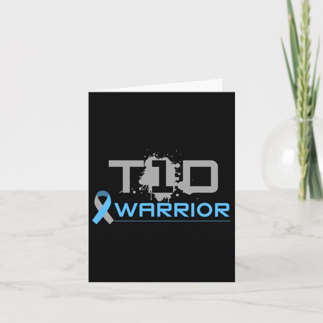 Carte Diabète - Amusants Type 1 Sensibilisation au diabè (Devant)